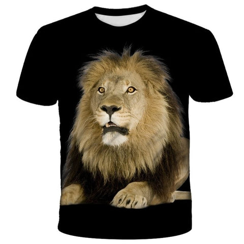T-Shirt Lion Surpris