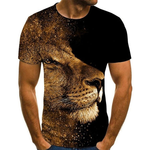 T-Shirt Lion Pluie