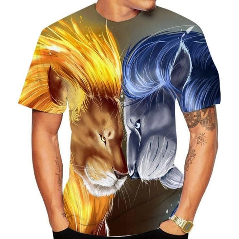 T-Shirt Lion Duel