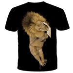 T-Shirt Lion Lecture Dos