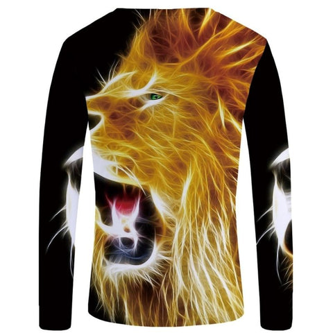 T-Shirt Lion Hiver Fluo