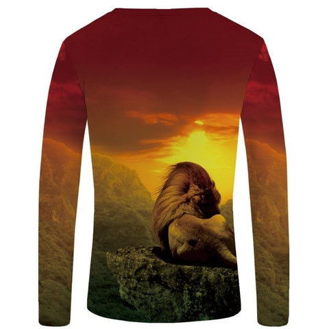 T-Shirt Lion Roi Dos