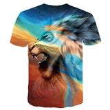 T-Shirt Lion Naturel Dos
