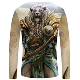 T-Shirt Lion Guerrier Dos