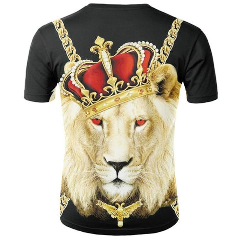 T-Shirt Lion Hip-Hop Dos