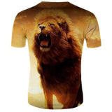 T-Shirt Lion Gueule Dos