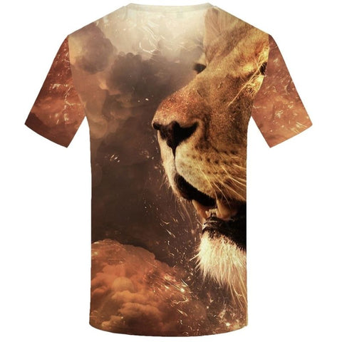 T-Shirt Lion Tempête Dos