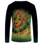 T-Shirt Lion Art Dos