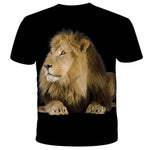 T-Shirt Lion 3D Dos