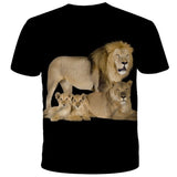 T-Shirt Lion Famille Dos