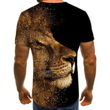 T-Shirt Lion Pluie Dos