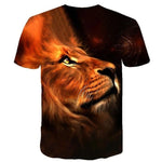 T-Shirt Lion Dessin Dos