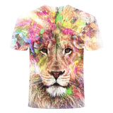T-Shirt Lion Création Dos
