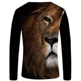 T-Shirt Lion Noir Dos