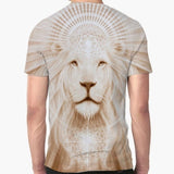 T-Shirt Lion Blanc Dos