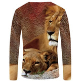 T-Shirt Lion Couple Dos