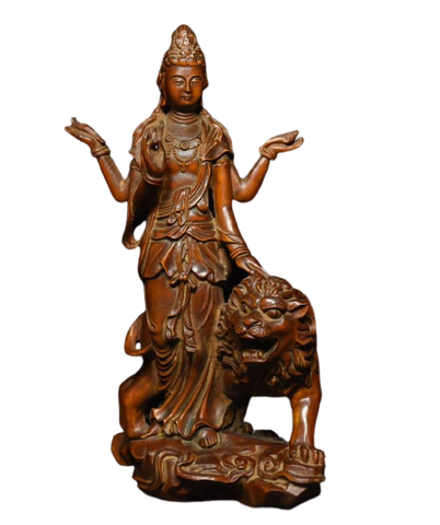 Statue-lion-bouddha