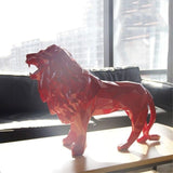 Statue-lion-rouge