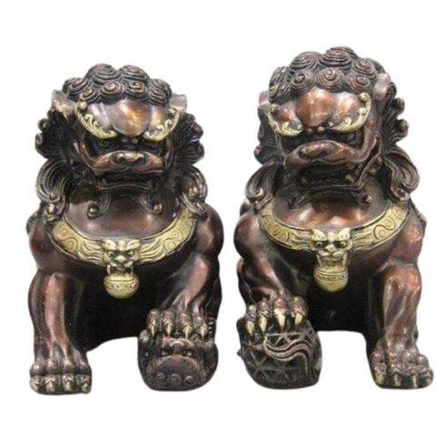 Statuette-lion-bronze-feng-shui