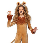Costume lion fille.