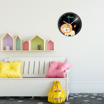Horloge avec lion pour enfant.