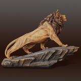Statuette du roi lion.