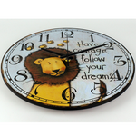 Horloge murale lion.