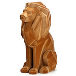 Statuette lion or.