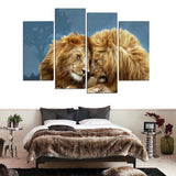 Toile lion peinture pour décoration d'intérieur