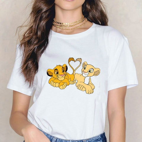 T-Shirt Roi Lion Simba et Nala photo