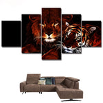 Tableau Lion Tigre