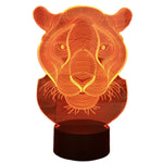 Lampe 3D Lionne