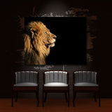 Tableau Lion Simplicité toile lion