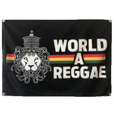 drapeau reggae lion.