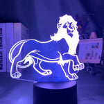 Lampe de Chevet Roi Lion Scar bleue