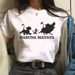 T-Shirt Le Roi Lion Femme Hakuna Matata photo