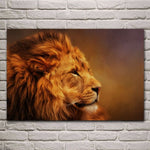 photo lion mural pour déco beauté nature