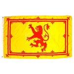 Drapeau lion rouge fond jaune 90x150