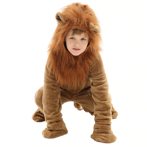 DIIQII Déguisement de Lion pour Carnaval Enfant: Grenouillère Animale pour  Enfants - Costume de Lion pour Enfant Fête Sur le Thème Cosplay Party  Halloween (Lion, S (1-2 ans 107 cm)) : 