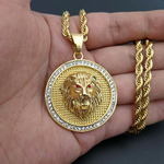 Collier lion or.