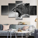 Tableau Lion Passion photo tête de lionne