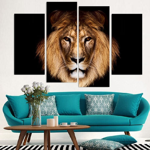 Tableau Lion photographie sur toile
