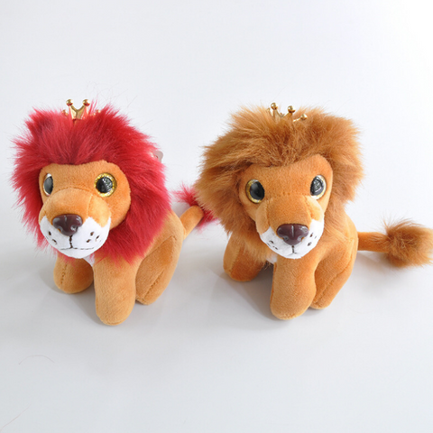 Porte Clés Lion Petit Roi Rouge avec Marron