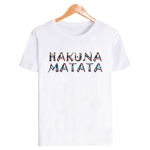 T-Shirt Roi Lion Adulte Hakuna Matata
