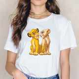 T-Shirt Roi Lion Love femme