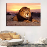 Tableau Lion Gloire photo couleur de luxe