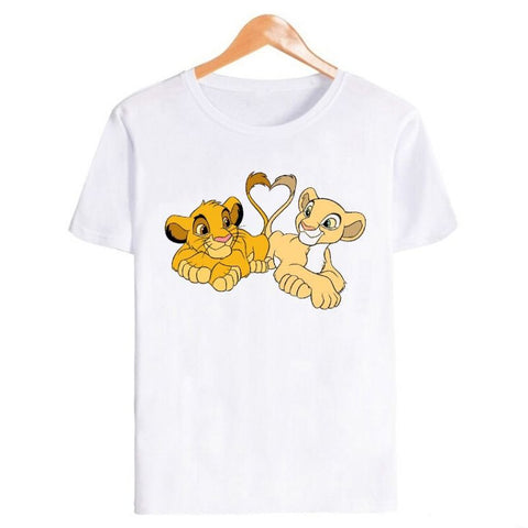 T-Shirt Roi Lion Simba et Nala