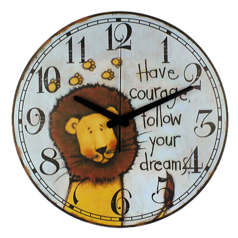 Horloge lion.