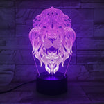 Lampe de Chevet Lion violet