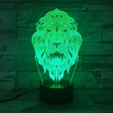 Lampe de Chevet Lion verte